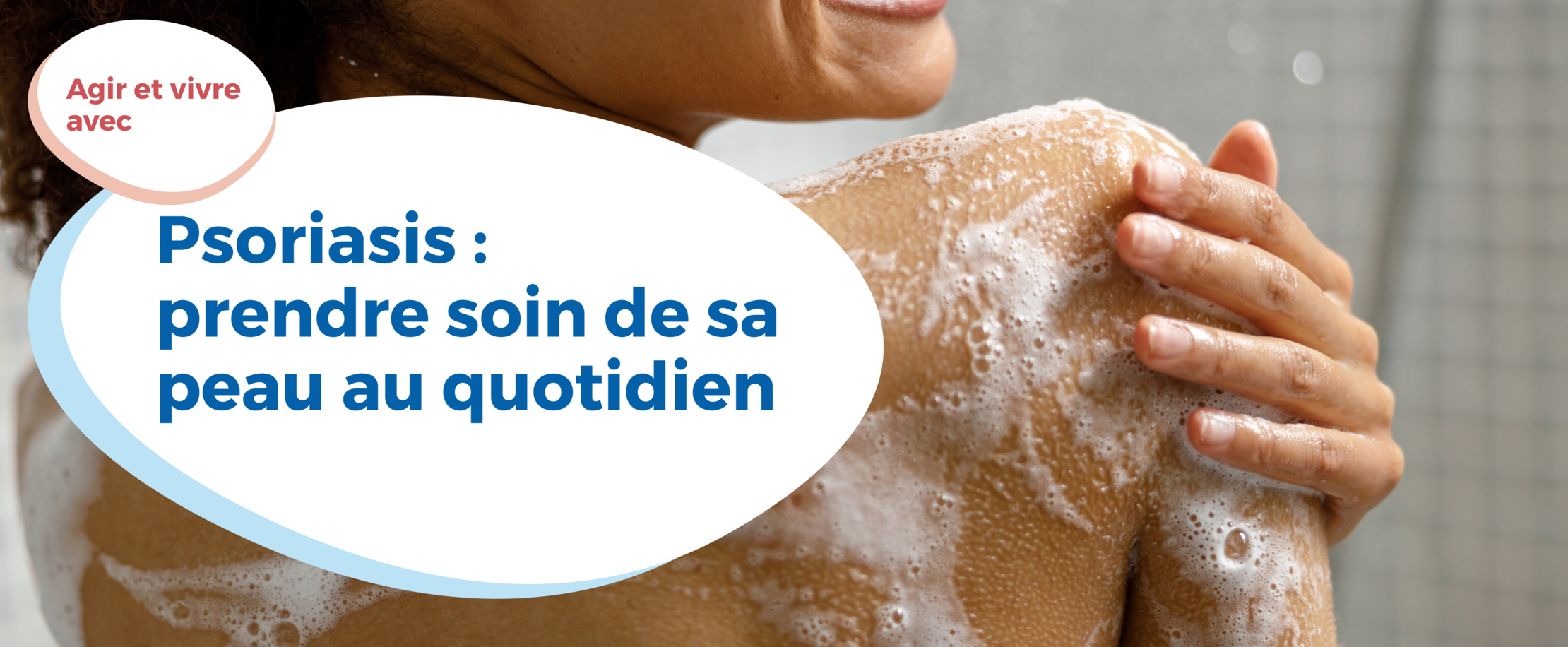 Femme sous la douche