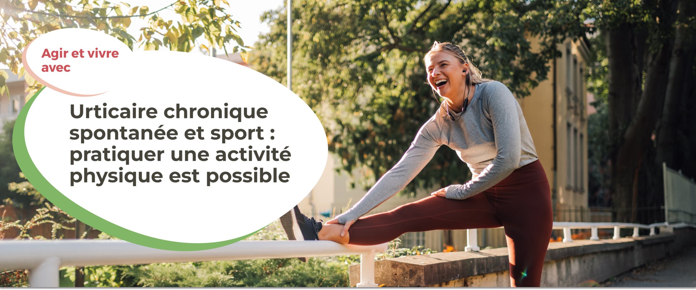 Urticaire chronique spontanée et sport : pratiquer une activité physique est possible