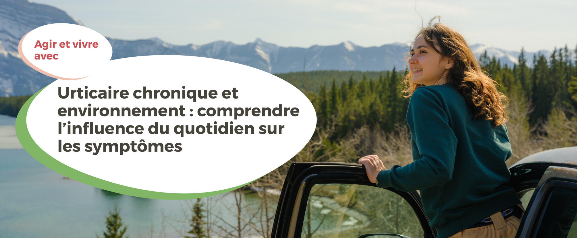 Femme à la montagne